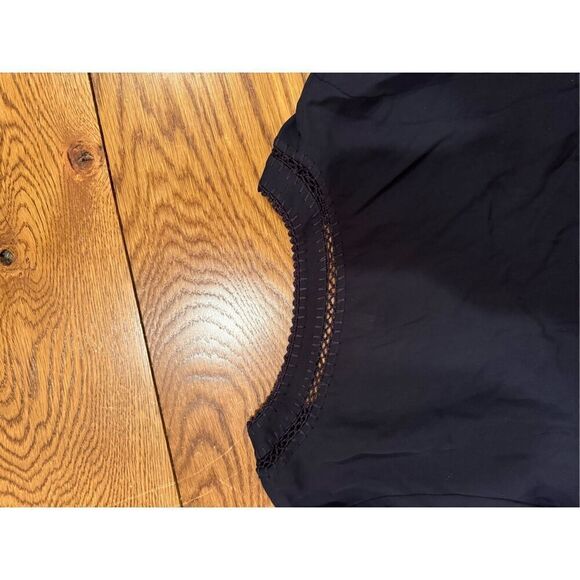 Ann Taylor Navy Long Sleeve Wrap Blouse – Size S - Picture 5 of 6